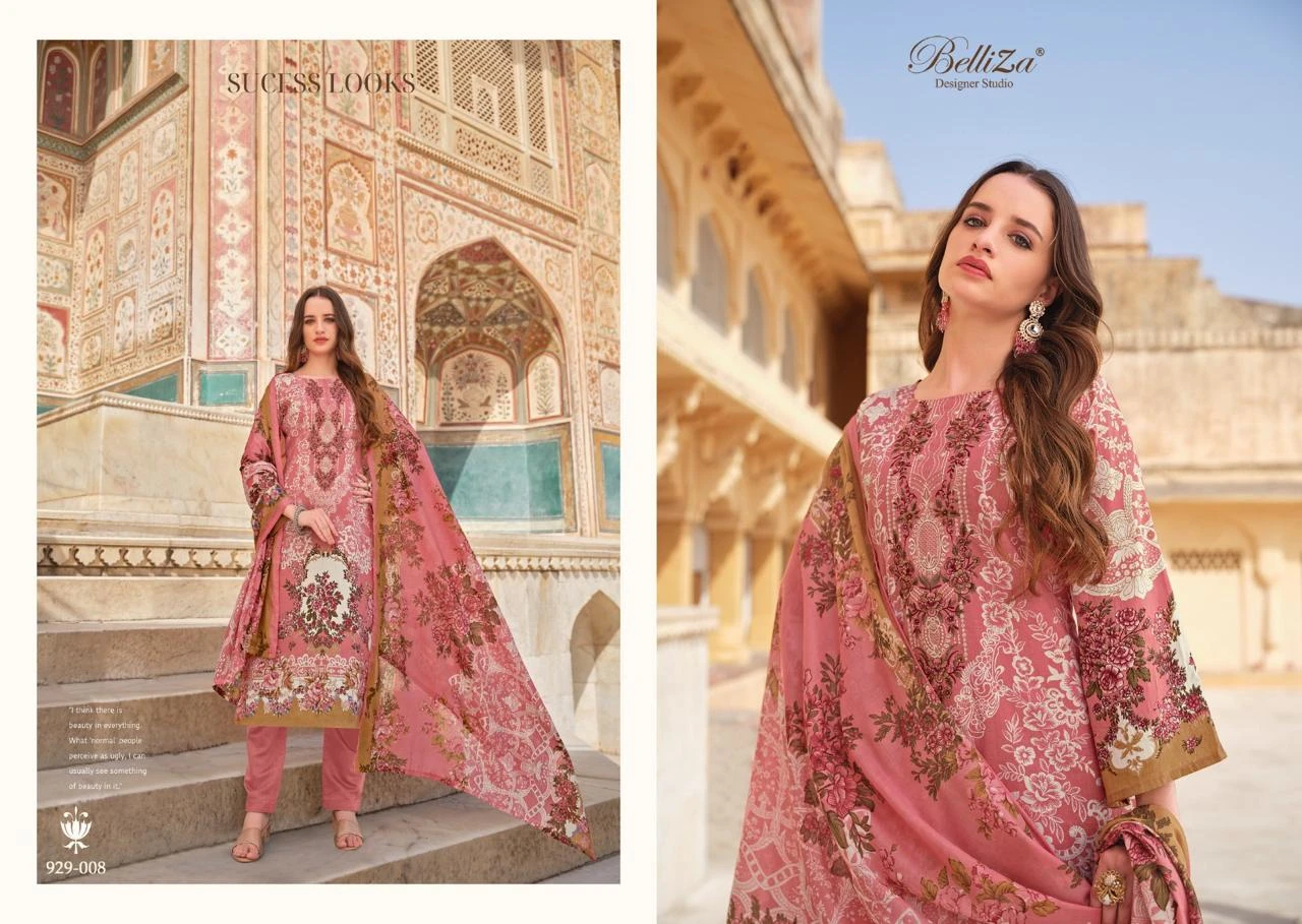 Belliza Designer Naira Vol 56 Pure Cotton Digital Prints Wholesale Pakistani Print Salwar Suit Catalog — Wholesale Pakistani Suits, Belliza Designer wholesale from Surat - Gallery Image 8